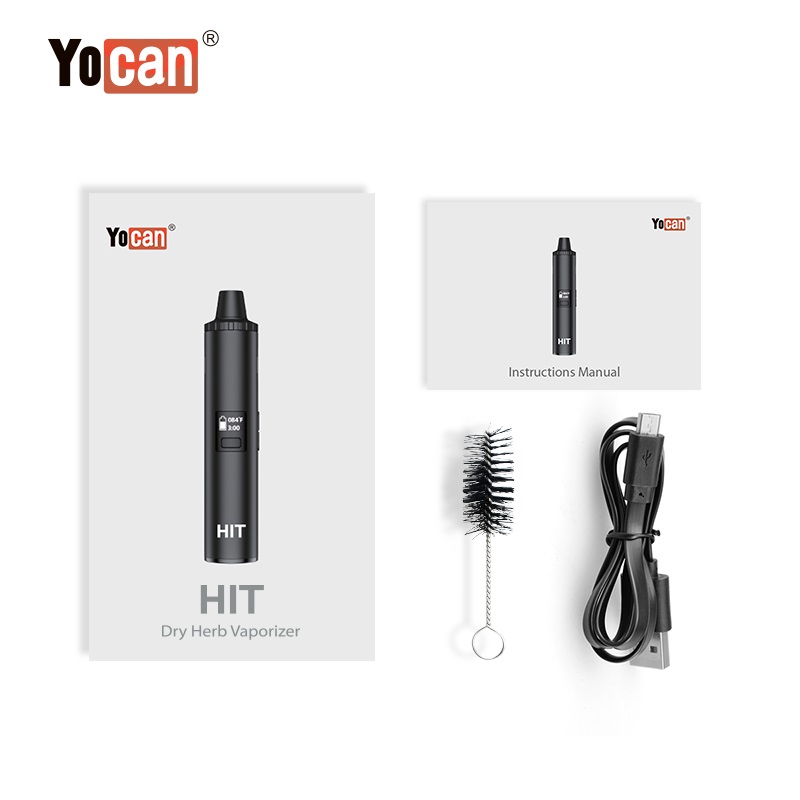 Dry Herb Vaping Accessories - Oryginalny zestaw Yocan Hit parownik do