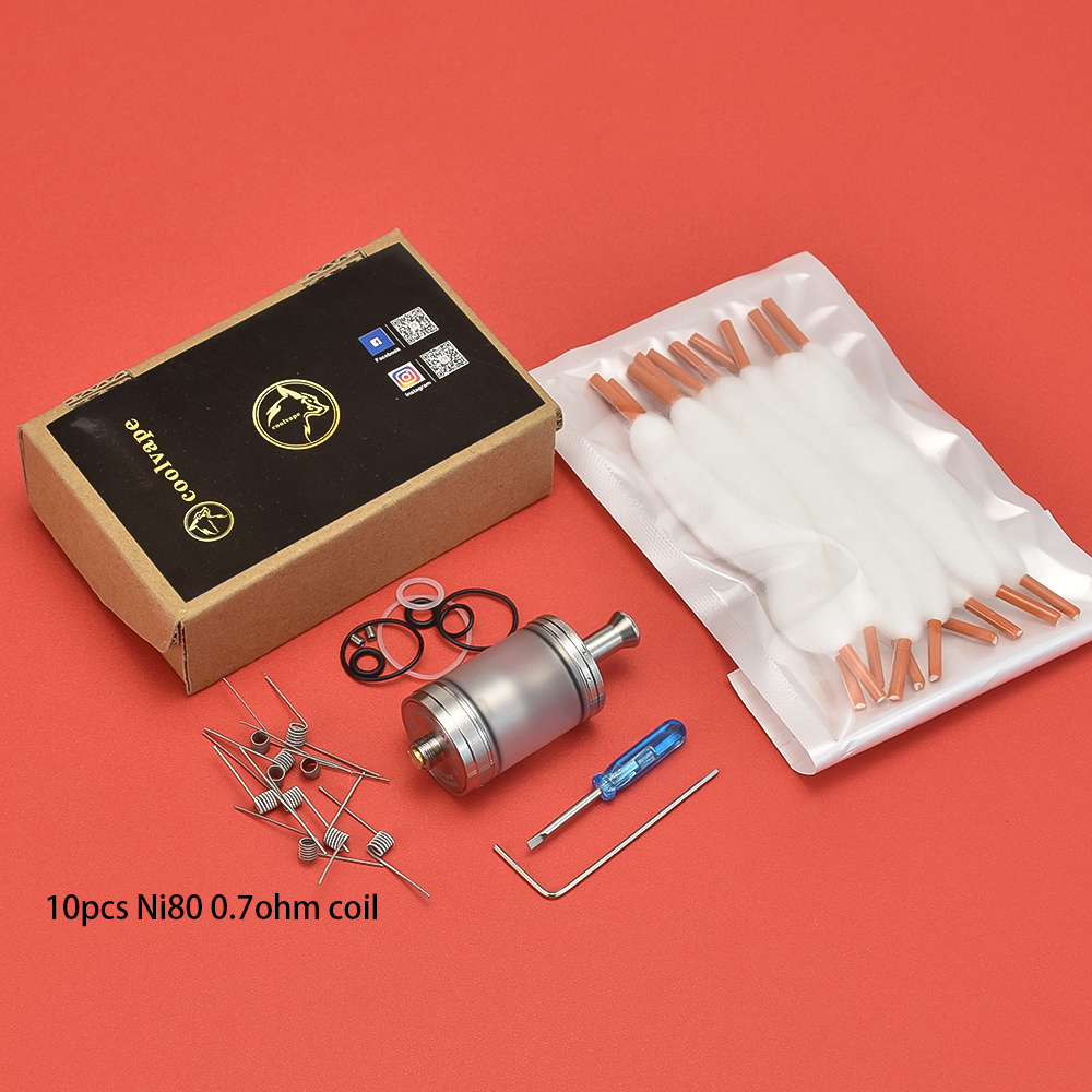 Vape Coil Replacement - Taifun GTR RTA 23mm MTL pojedyncza