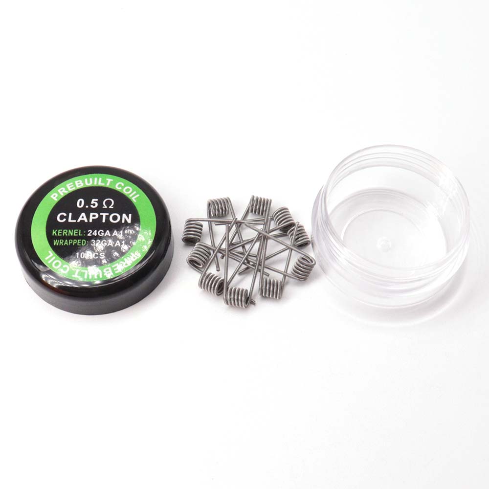 Clapton Wire Pre Built - 10 szt. Cewek grzewczych do e-papierosów,