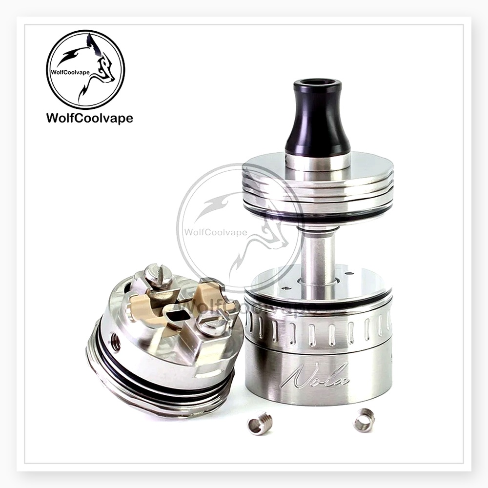 Vaping Air - Wolfcool Vape NOLA RTA 22mm Srebrny