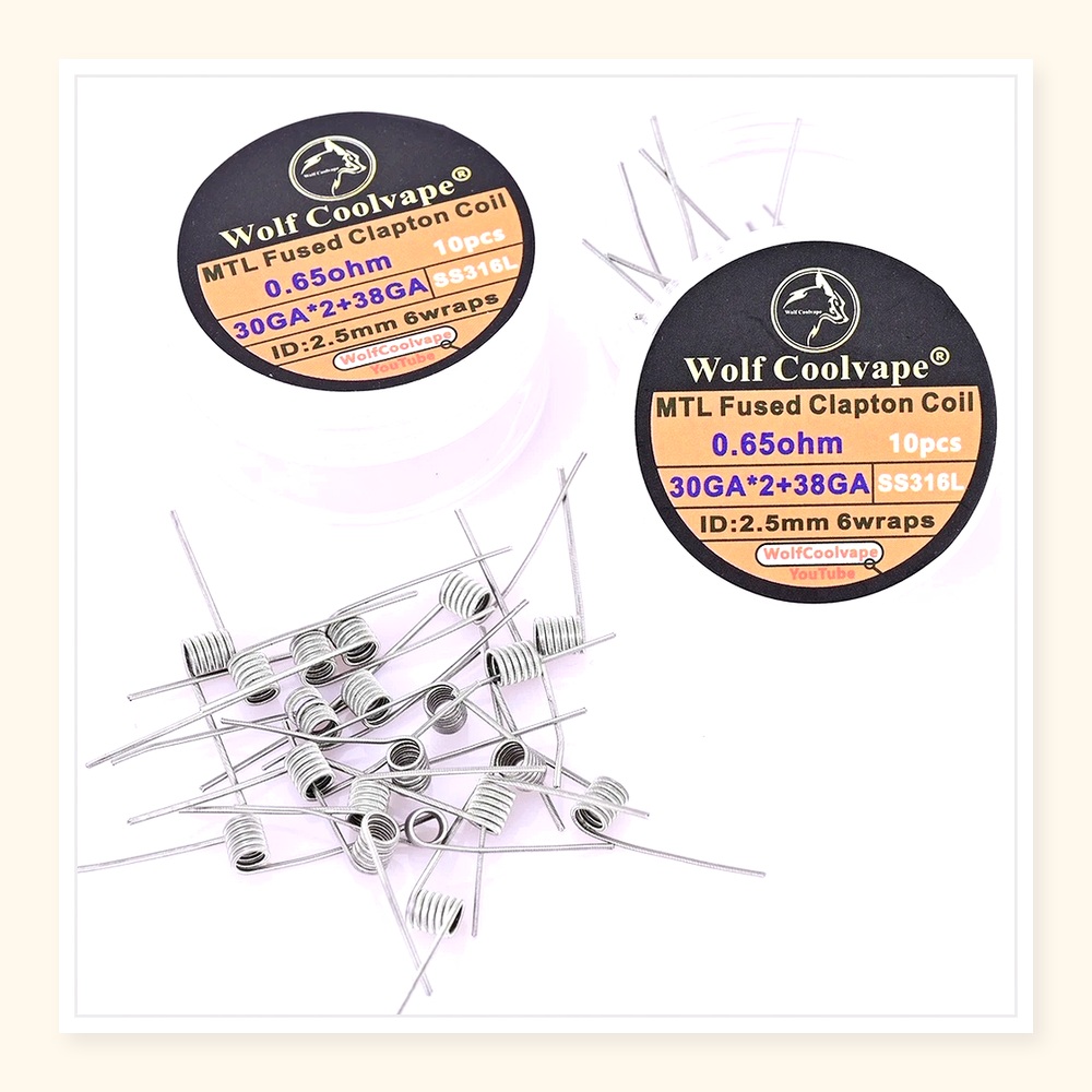 10 szt. Grzałek Wolfcoolvape M – Vape Coil Replacement recenzja i cena