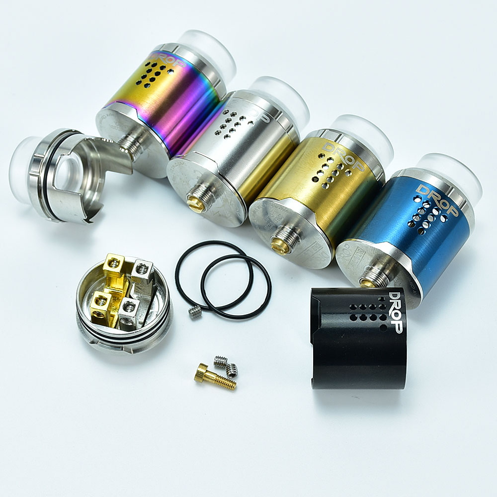 Atomizer RDA 24mm DROP - Stal  – Vape Coil Replacement recenzja i cena