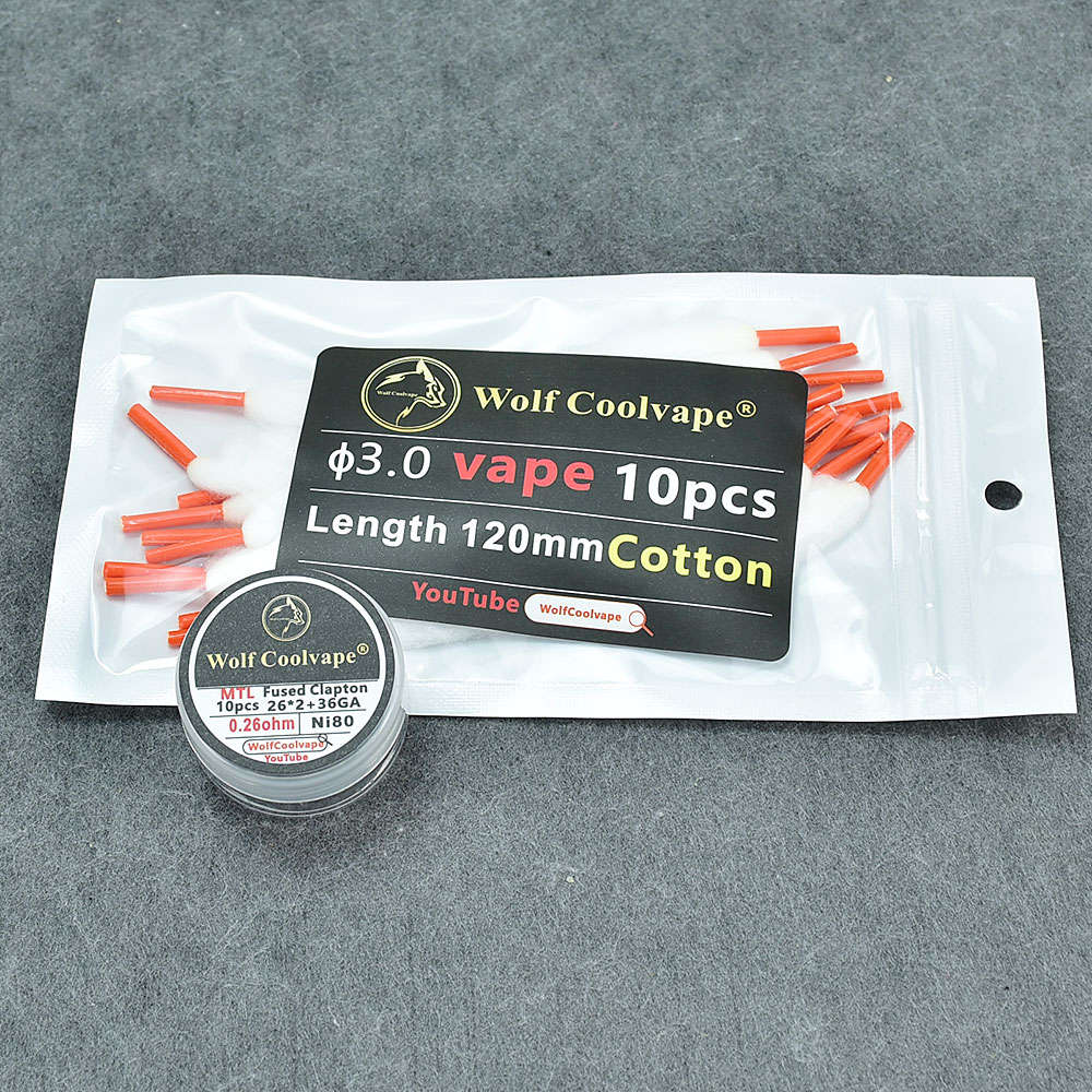 Wolfcoolvape wstępnie zbudowan – Vape Coil Replacement recenzja i cena