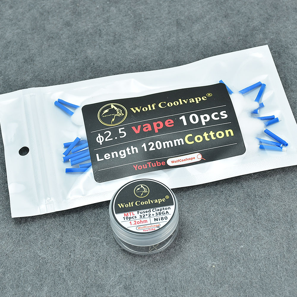 Wolfcoolvape wstępnie zbudowan – Vape Coil Replacement recenzja i cena