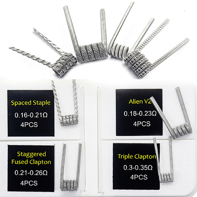 16 szt. NI80 Fused Clapton Pre – Clapton Wire Pre Built recenzja i cena